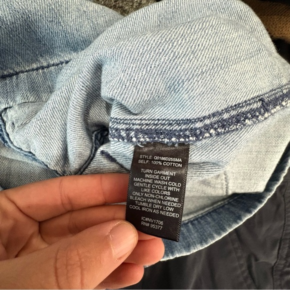 Sanctuary Women's Mini Denim Jean Blue Skirt Tie Belt Pockets Preppy Small EUC - Picture 7 of 7